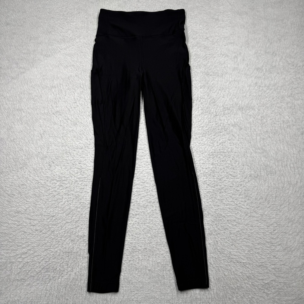 Lululemon Flurry Up SHR Running Tight Leggings Lined Black Women's Size 6